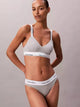 LV00QF8504 P7A CALVIN KLEIN ΓΥΝ. ΣΤΗΘΟΔΕΣΜΟΣ LGHTLY LINED BRALETTE χρώμα: ΓΚΡΙ ΑΝΟΙΚΤΟ