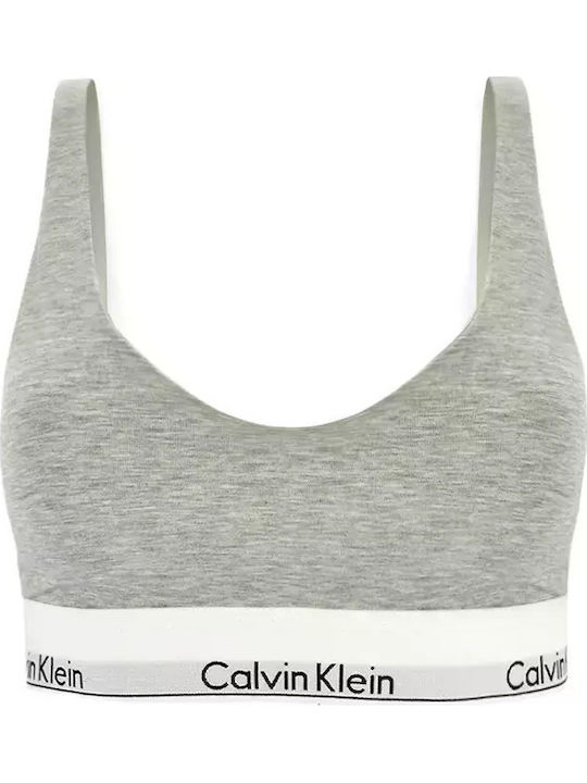 LV00QF8503 P7A CALVIN KLEIN ΓΥΝ. ΣΤΗΘΟΔΕΣΜΟΣ ΑΘΛΗΤΙΚΟΣ LIFT BRALETTE χρώμα: ΓΚΡΙ
