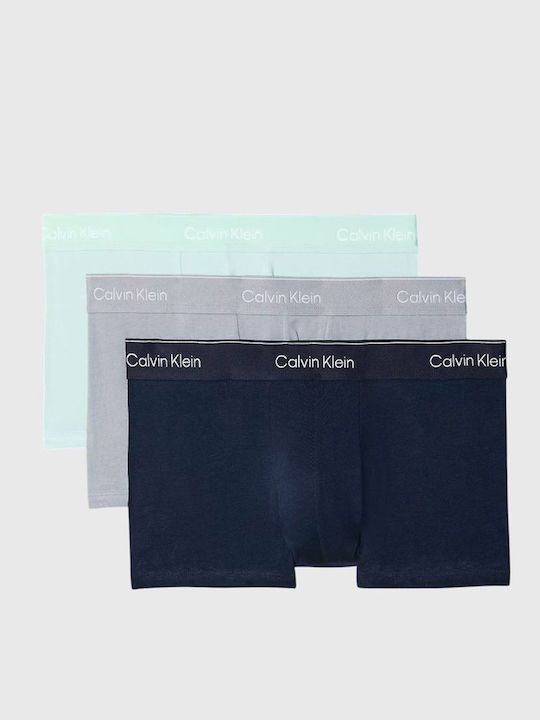 LV00NB4389 41C COTTON STRETCH 3PK CALVIN KLEIN ΑΝΔΡΙΚ. ΜΠΟΞΕΡ 3 PACK Σετ 3 TEM ICON LOGO GRAPHIC, χρώματα: 1 ΜΑΥΡΟ, 1 ΓΚΡΙ, 1 ΒΕΡΑΜΑΝ ΜΕ ΛΑΣΤΙΧA ΑΝΤΙΣΤΟΙΧΑ ΤΟΥ ΧΡΩΜΑΤΟΣy) ΜΑΥΡΟ- ΓΚΡΙ- ΒΕΡΑΜΑΝ