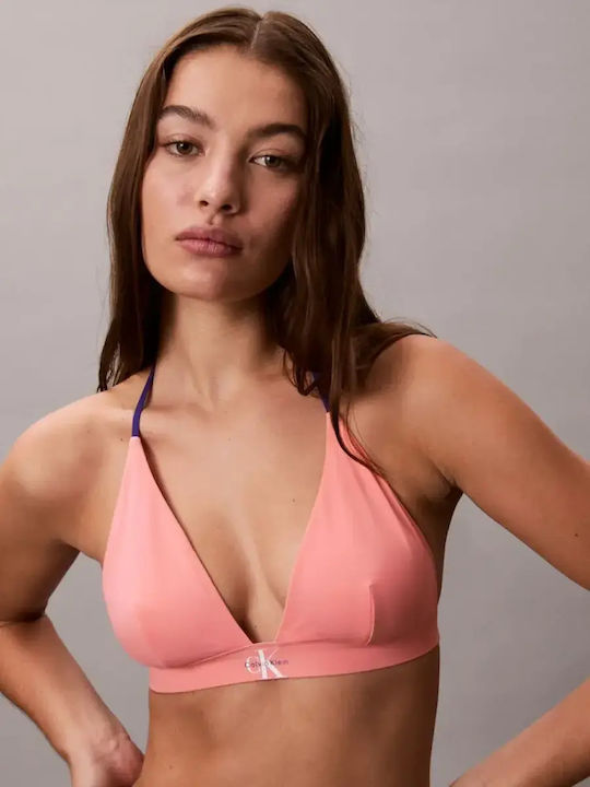 LV00Q61225 TJ2 CALVIN KLEIN ΓΥΝ. ΜΑΓΙΩ ΣΤΗΘΟΔΕΣΜΟΣ ΤΡΙΓΩΝΑΚΙ χρώμα: ΣΟΜΟΝ