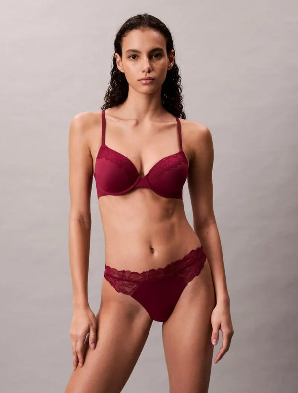 LV00QF8443 GNE CALVIN KLEIN ΓΥΝ. ΣΤΗΘΟΔΕΣΜΟΣ LIFT BRALETTE χρώμα:ΜΠΟΡΝΤΟ