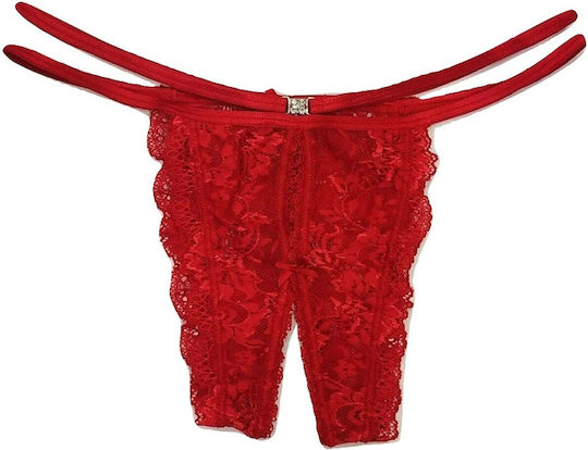 769 ELITE FORM ΓΥΝ. ΕΣΩΡΟΥΧΟ STRING ΑΝΟΙΚΤΟ χρώμα:ΚΟΚΚΙΝΟ