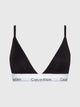 000QF5650E 001 CALVIN KLEIN ΓΥΝ. ΣΤΗΘΟΔΕΣΜΟΣ LIGT LINED TRIANGLE ΧΩΡΙΣ ΜΠΑΝΕΛΑ ΜΑΥΡΟ