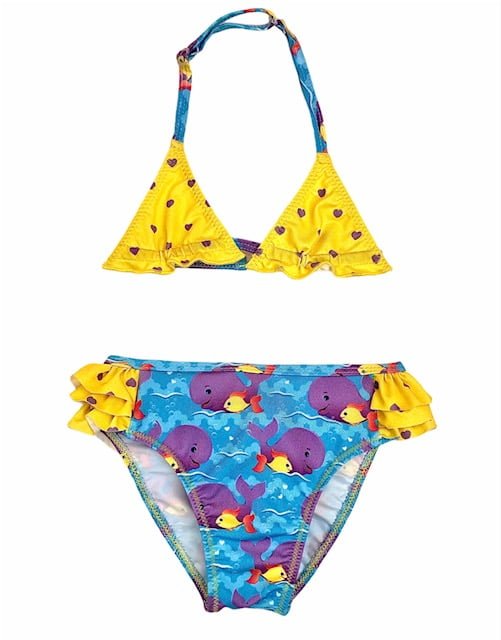 059 201 TORTUE ΠΑΙΔ. ΚΟΡΙΤΣΙΣΤΙΚ. ΜΑΓΙΩ BIKINI BEBE ΚΙΤΡΙΝΟ