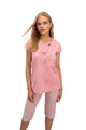 16295 152 VAMP ΓΥΝ. ΠΥΤΖΑΜΑ PINK GRAY