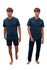 16651 253 VAMP ΑΝΔΡΙΚ. ΠΥΤΖΑΜΑ ΣΕΤ 3 ΤΕΜ. BLUE OXFORD