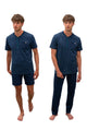 16651 253 VAMP ΑΝΔΡΙΚ. ΠΥΤΖΑΜΑ ΣΕΤ 3 ΤΕΜ. BLUE OXFORD