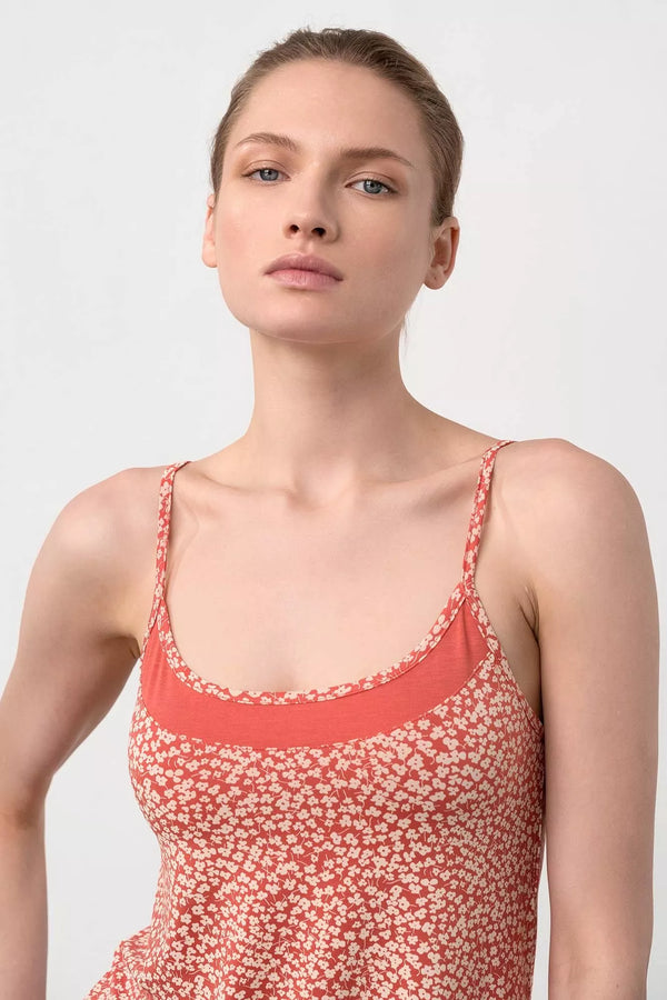 18156 634 RED chili VAMP ΓΥΝ. ΠΥΤΖΑΜΑ BABY DOLL χρώμα: κόκκινο ΚΟΚΚΙΝΟ