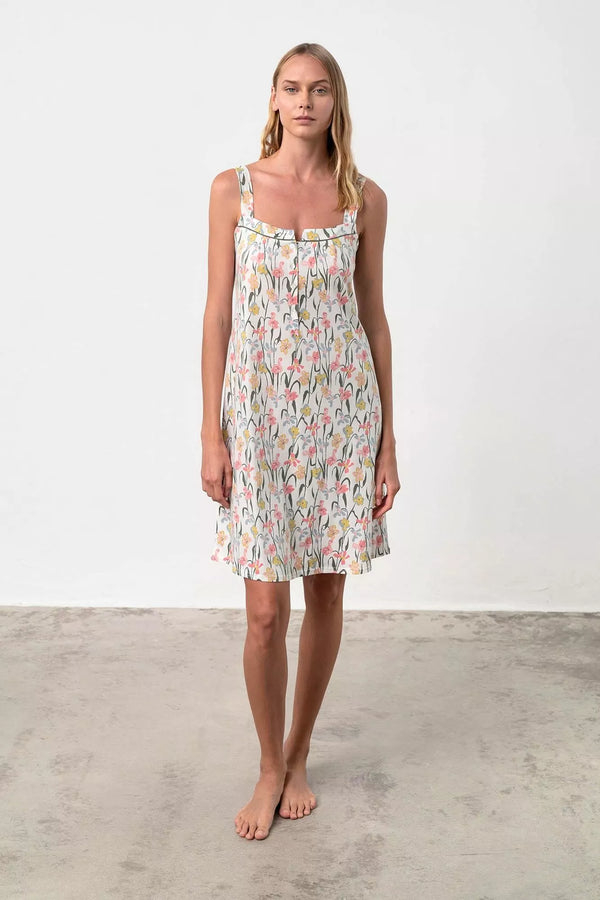 18201PS 579 GREEN chaki NIGHTGOWN  VAMP ΓΥΝ. ΝΥΧΤΙΚΟ χρώμα: γκρι ΓΚΡΙ