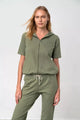 18344 226 KHAKI VAMP ΓΥΝ. JACKET χρώμα: χακί