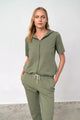 18344 226 KHAKI VAMP ΓΥΝ. JACKET χρώμα: χακί