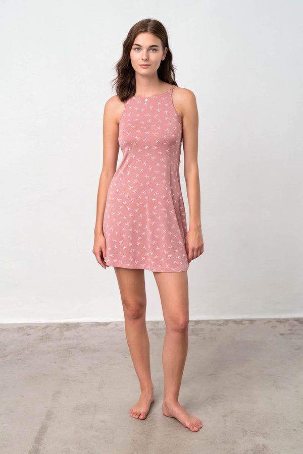 18807 435 NIGHTY ROSE dusty VAMP ΓΥΝ. ΝΥΧΤΙΚΟ ΑΕΡΙΝΟ ροζ ΡΟΖ
