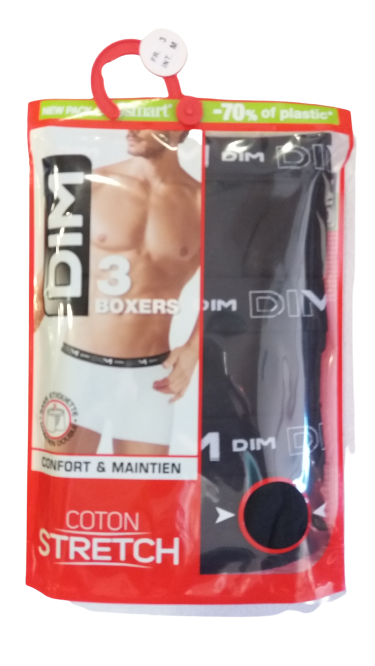 D6596 DIM ΑΝΔΡΙΚ. ΕΣΩΡΟΥΧΟ BOXER COTTON STRETCH SET 3 TEM ΜΑΥΡΟ ΜΑΥΡΟ ΜΑΥΡΟ