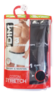 D6596 DIM ΑΝΔΡΙΚ. ΕΣΩΡΟΥΧΟ BOXER COTTON STRETCH SET 3 TEM ΜΑΥΡΟ ΜΑΥΡΟ ΜΑΥΡΟ