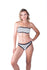 22C1-T31-584-3 CROOL ΓΥΝ. ΜΑΓΙΩ ΣΟΥΤΙΕΝ STRAPLESS  ΛΕΥΚΟ/ΜΑΥΡΟ