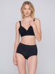 25124 LUNA SCULPT - BOXER ΓΥΝ. ΛΑΣΤΕΞ ΜΑΥΡΟ