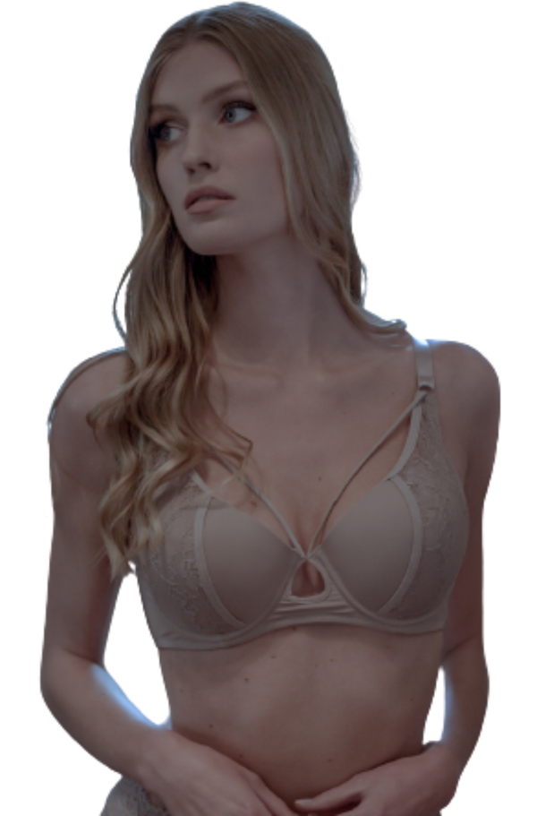 6114 ARIANNA PIXIE  ΓΥΝ. ΣΤΗΘΟΔΕΣΜΟΣ COFEE (ΜΠΕΖ ΣΚΟΥΡΟ)