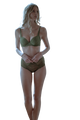 7120 FRANSESCA PIXIE ΓΥΝ. ΣΛΙΠ OLIVE