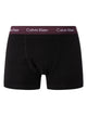 0000U2662G CPZ TRUNK 3PK CALVIN KLEIN ΑΝΔΡΙΚ. ΕΣΩΡΟΥΧΟ ΜΠOΞΕΡ 3 PACK Σετ 3 TEM ΜΑΥΡA, ΜΕ ΛΑΣΤΙΧΑ ΧΡΩΜΑΤΟΣ ΜΩΒ, ΚΟΚΚΙΝΟ, ΜΠΕΖ ΜΑΥΡΟ