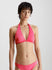KW0KW01973 XNE HALTERNECK TRIANGLE-RP CALVIN KLEIN ΓΥΝ. ΜΑΓΙΩ ΣOYTIEN ΚΟΚΚΙΝΟ