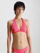 KW0KW01973 XNE HALTERNECK TRIANGLE-RP CALVIN KLEIN ΓΥΝ. ΜΑΓΙΩ ΣOYTIEN ΚΟΚΚΙΝΟ