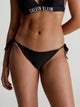 KW0KW01985 ΒΕΗ STRING SIDE TIE CALVIN KLEIN ΓΥΝ. ΜΑΓΙΩ ΣΛΙΠ ΜΑΥΡΟ